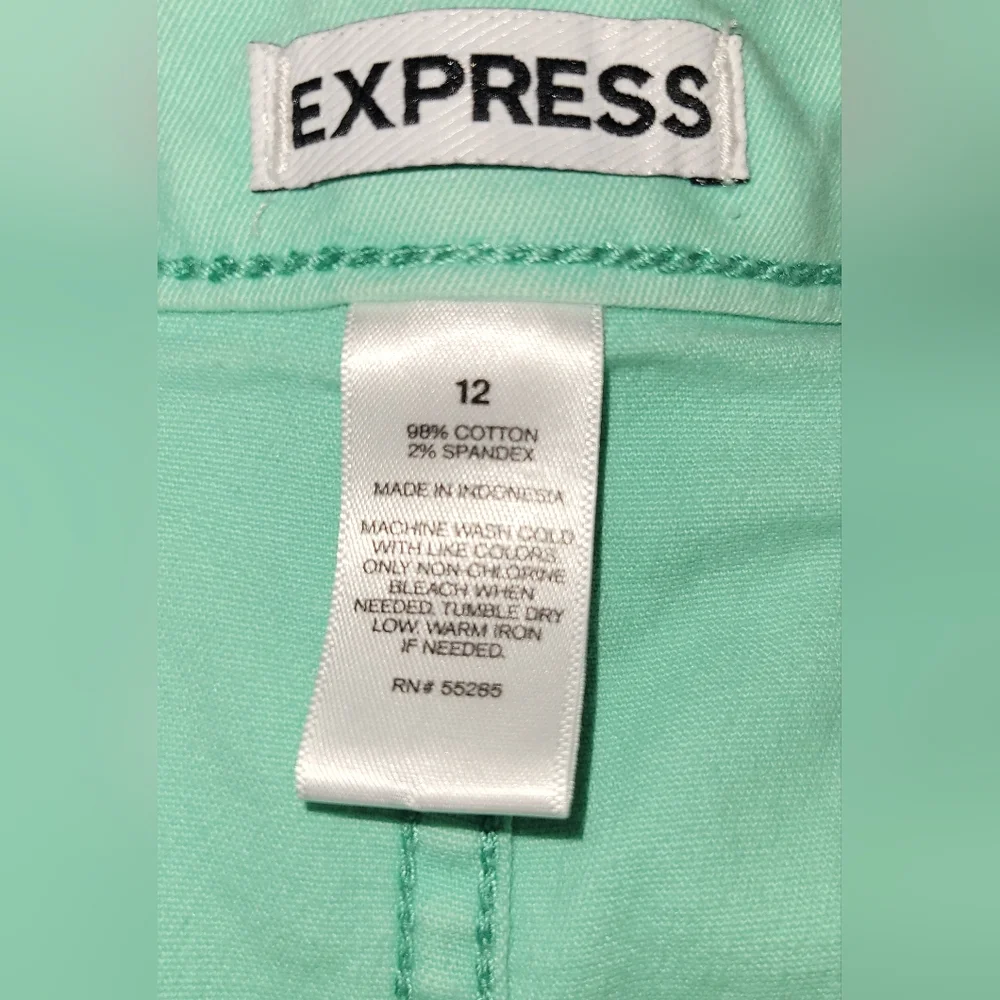 Express 2010s Mint Green Shorts - Picture 3 of 3